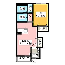 チアーズ　シャンパーニュ  ｜ 三重県津市柳山津興（賃貸アパート1LDK・1階・44.53㎡） その2