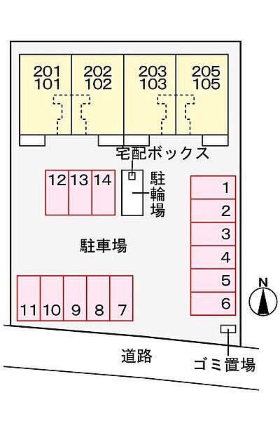 ボヌール庄田 101｜三重県津市庄田町(賃貸アパート1LDK・1階・42.61㎡)の写真 その18