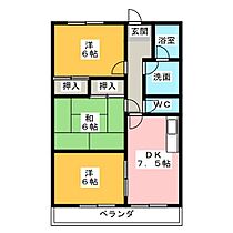 らべんだー  ｜ 三重県津市藤方（賃貸マンション3LDK・2階・57.75㎡） その2