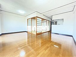 豊ハイツ 4階2LDKのリビング/ダイニング