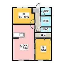 グリーンハイツ2  ｜ 三重県津市白塚町（賃貸マンション2LDK・2階・55.40㎡） その2