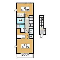 ファールラートI  ｜ 三重県津市栗真町屋町（賃貸アパート1LDK・2階・42.37㎡） その2