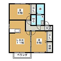 シティコート  ｜ 三重県鈴鹿市弓削１丁目（賃貸アパート2LDK・1階・55.44㎡） その2