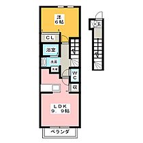 サン　フィット1  ｜ 三重県鈴鹿市安塚町（賃貸アパート1LDK・2階・42.37㎡） その2