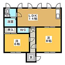 フラワーアイランド江島  ｜ 三重県鈴鹿市江島町（賃貸マンション2LDK・1階・61.28㎡） その2