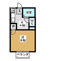 ベルハイムスズカ  ｜ 三重県鈴鹿市稲生西３丁目（賃貸アパート1K・1階・23.18㎡） その2