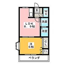 プレシャス  ｜ 三重県鈴鹿市岸岡町（賃貸マンション1LDK・2階・34.65㎡） その2