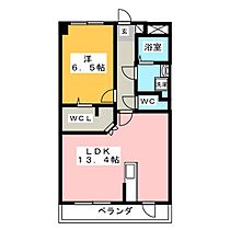 ルネス　チャービル  ｜ 三重県鈴鹿市末広東（賃貸マンション1LDK・2階・47.70㎡） その2