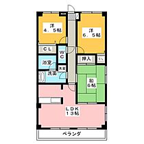 レジデンス若松  ｜ 三重県鈴鹿市若松北２丁目（賃貸マンション3LDK・3階・69.21㎡） その2