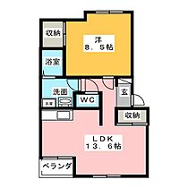 ヴィスコンティ・Ｎ  ｜ 三重県鈴鹿市長太新町１丁目（賃貸アパート1LDK・2階・51.23㎡） その2