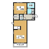 パークサイドＡ棟  ｜ 三重県鈴鹿市下箕田２丁目（賃貸アパート1LDK・1階・44.70㎡） その2