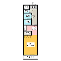 間取図画像 1K