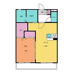 Ｓｉｒｉｕｓ 2階1LDKの間取り