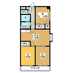 ルミエール・モリ 3LDKの間取図画像