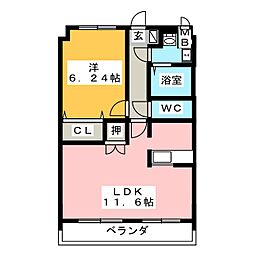 RENACEIDEAL 1LDKの間取図画像