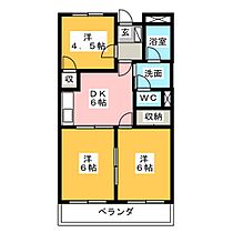 グレイスタウンＭＩＷＡ　Ｂ  ｜ 三重県桑名市長島町押付（賃貸マンション3DK・3階・48.60㎡） その2