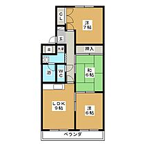 シャルム97  ｜ 三重県桑名市萱町（賃貸マンション3LDK・4階・65.78㎡） その2