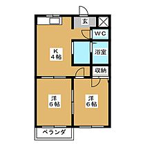 ラ・セルシオ  ｜ 三重県桑名市高塚町４丁目（賃貸マンション2K・2階・33.12㎡） その2