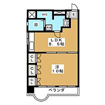 エクセル21  ｜ 三重県桑名市駅元町（賃貸マンション1LDK・7階・43.73㎡） その2