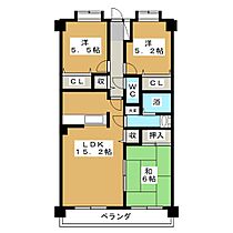 アピエス桑名  ｜ 三重県桑名市大字東方（賃貸マンション3LDK・7階・71.59㎡） その2