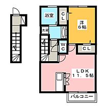 セジュール　東矢田  ｜ 三重県桑名市東矢田町（賃貸アパート1LDK・2階・49.88㎡） その2