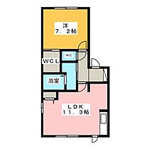 Mebius  ｜ 三重県桑名市大字東方（賃貸アパート1LDK・1階・43.95㎡） その2