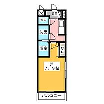 ニューサンパーク  ｜ 三重県桑名市大字福島（賃貸アパート1K・3階・26.15㎡） その2