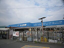 ホームセンター「ミスタートンカチまで710m」