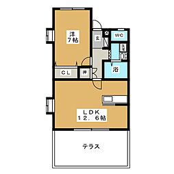 間取図画像 1LDK