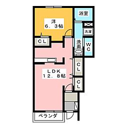 間取図画像 1LDK