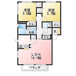 🉐敷金礼金0円！🉐グリーンハウスLatte　B