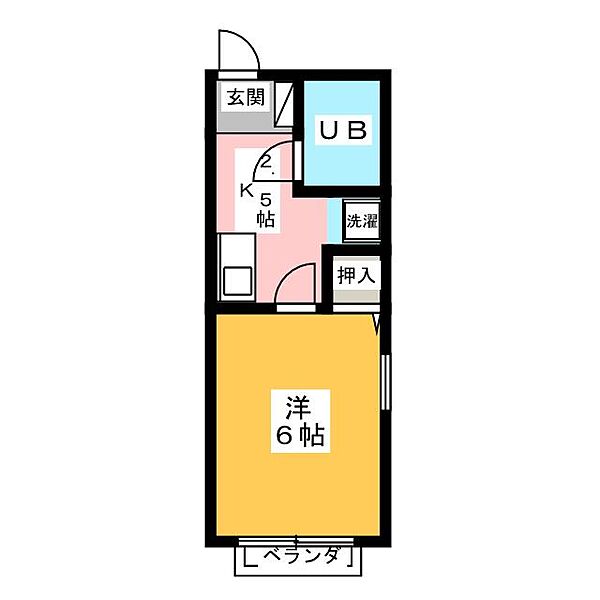 ＫＧＡ ｜三重県伊勢市小木町(賃貸アパート1K・2階・18.23㎡)の写真 その2