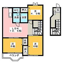 スターゲートヒルズ  ｜ 三重県伊勢市勢田町（賃貸アパート3LDK・2階・65.57㎡） その2