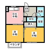 コーポＭＥＩＷＡ　Ｂ  ｜ 三重県多気郡明和町大字馬之上（賃貸アパート2K・1階・39.39㎡） その2