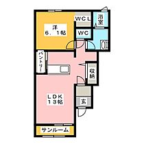 グリーンヴィラ2  ｜ 三重県多気郡明和町大字志貴（賃貸アパート1LDK・1階・45.77㎡） その2