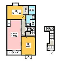 プレ　クラージュ　II  ｜ 三重県伊勢市一色町（賃貸アパート2LDK・2階・57.02㎡） その2