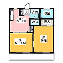 エルシャンブル  ｜ 三重県伊勢市小俣町明野（賃貸アパート2K・1階・36.36㎡） その2