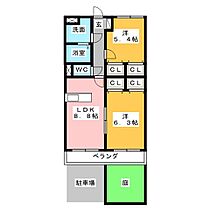 ピュアタウンI  ｜ 三重県伊勢市小俣町明野（賃貸マンション2LDK・1階・51.87㎡） その2