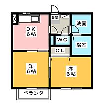 ロマン樹  ｜ 三重県多気郡明和町大字馬之上（賃貸アパート2K・2階・39.39㎡） その2