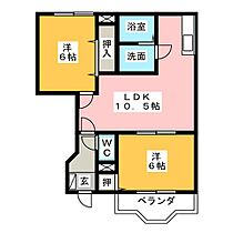 メゾンベルコリーヌ  ｜ 三重県伊勢市中村町（賃貸アパート2LDK・1階・51.79㎡） その2