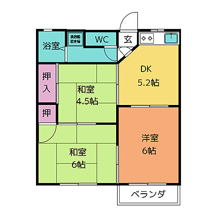 メゾンブローニュ1_間取り_0