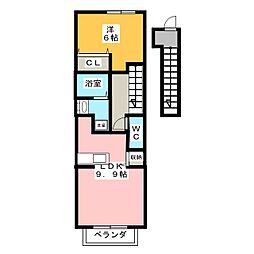 間取図画像 1LDK