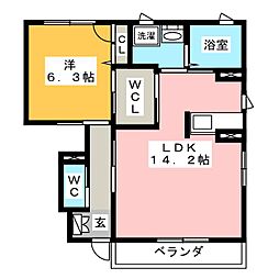 間取図画像 1LDK