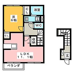 間取図画像 1LDK