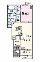 ブリリアント・K2 B 105 ｜ 三重県亀山市上野町624番地3（賃貸アパート1LDK・1階・50.05㎡） その2