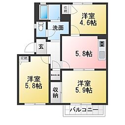 🉐敷金礼金0円！🉐テクノハイツ藤　Ｃ