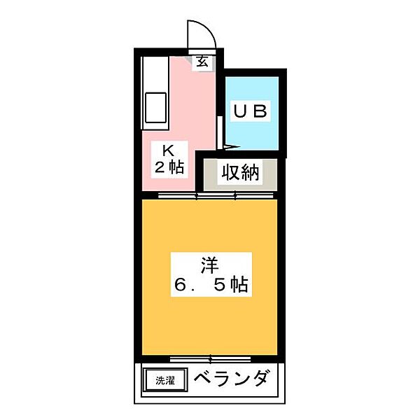 コーポレッド ｜三重県松阪市下村町(賃貸マンション1K・1階・22.22㎡)の写真 その2