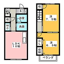 エクセルＡ棟  ｜ 三重県松阪市外五曲町（賃貸テラスハウス2LDK・1階・59.62㎡） その2