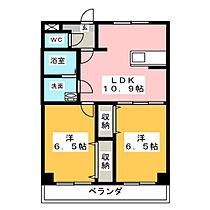 フラワーヒルズ天白Ａ  ｜ 三重県松阪市曽原町（賃貸マンション2LDK・2階・49.58㎡） その2