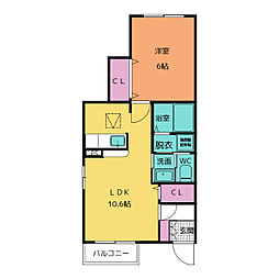 間取図画像 1LDK